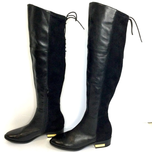 Guess Lace Up Leather Boots - Picture 4 of 7